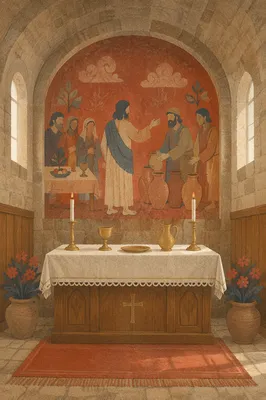 Jesus Turns Water Into Wine at Cana