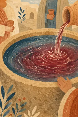 Cana Miracle Water Becoming Wine