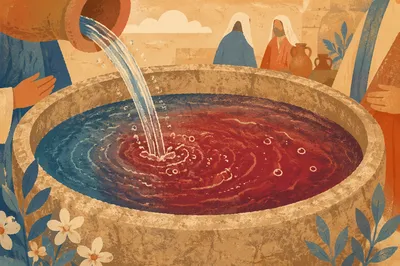 Water to Wine Miracle at Cana