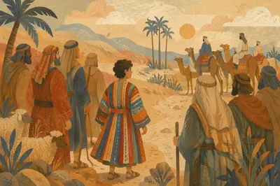 Joseph in Many Colors with Brothers