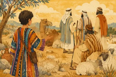 Joseph in Many Colored Robe Field