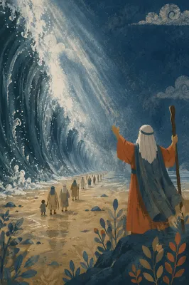 Moses Parting the Red Sea Crossing