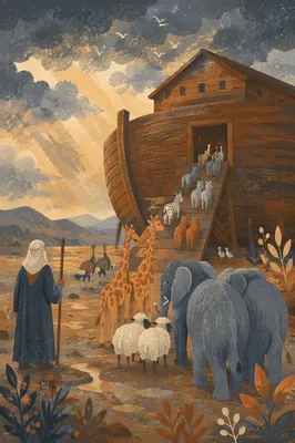Noah's Ark Animals Boarding in Pairs