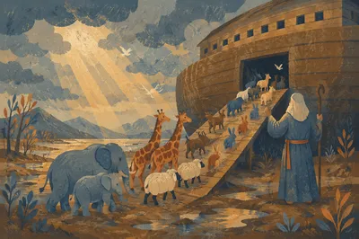 Noahs Ark Animals Boarding in Pairs