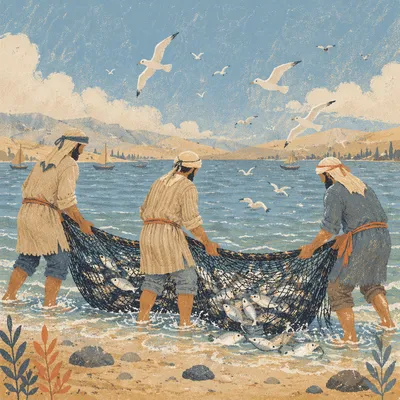 Peter’s Miraculous Catch on Galilee