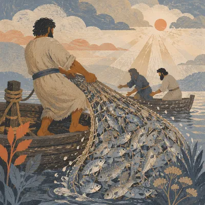 Peter Hauls Miraculous Catch at Dawn
