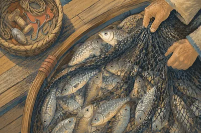 Peter’s Miraculous Catch Fishing Net