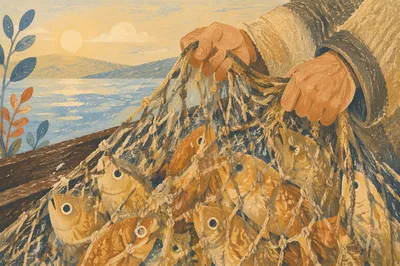 Peter’s Miraculous Catch at Dawn