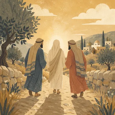 Road to Emmaus at Golden Hour