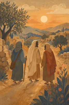 Road to Emmaus at Golden Hour