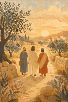 Road to Emmaus at Golden Hour