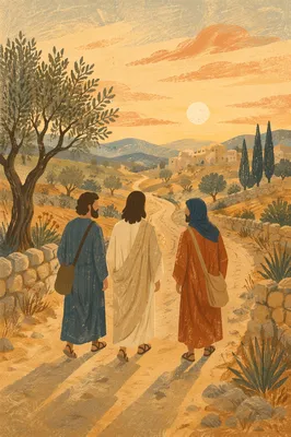Road to Emmaus at Golden Hour