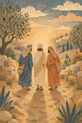 Road to Emmaus with the Risen Jesus
