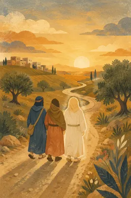 Road to Emmaus at Golden Hour