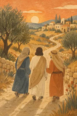 Road to Emmaus at Golden Hour