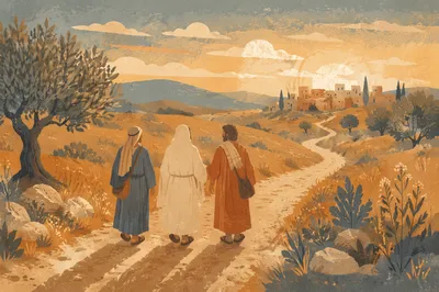 Road to Emmaus Golden Countryside Walk