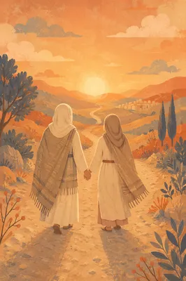 Ruth and Naomi on Sunset Road