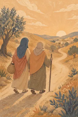 Ruth and Naomi on Hopeful Road