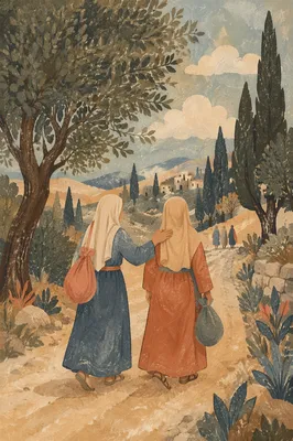 Ruth and Naomi Walking in Faith