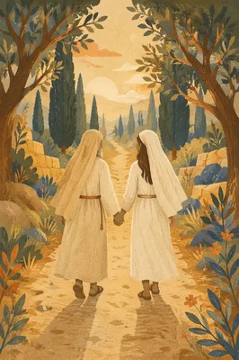 Ruth and Naomi Walking in Faith