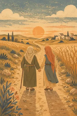 Ruth and Naomi Walking in Faith
