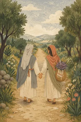 Ruth and Naomi Walking in Faith