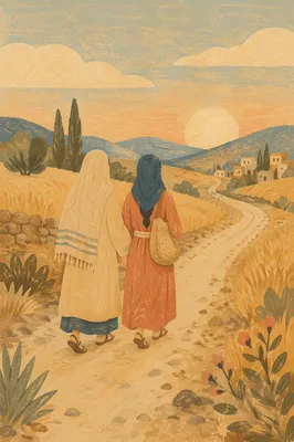 Ruth and Naomi on Faithful Journey