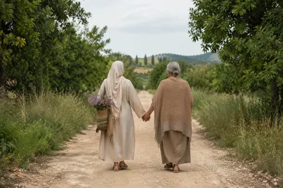 Ruth and Naomi Walking in Faith