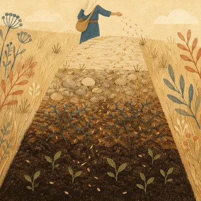 Parable Sower Seeds on Four Soils
