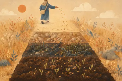 Sower Parable Seeds on Four Soils