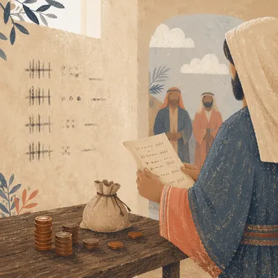 Parable of Talents Ancient Accounting Scene