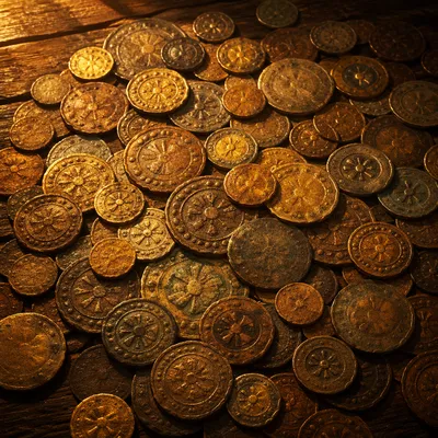 Ancient Coins of the Talents Parable