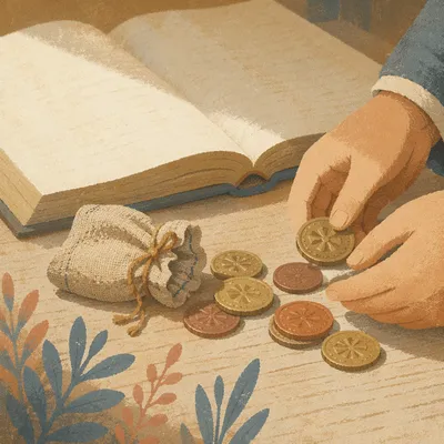 Parable of the Talents with Ancient Coins