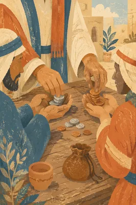 Parable of the Talents Coin Distribution