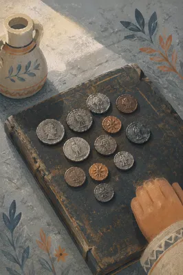 Parable of the Talents Coin Still Life