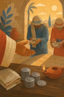 Parable of the Talents Ancient Courtyard