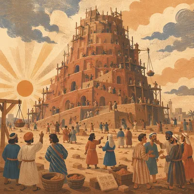 Tower of Babel at Dawn