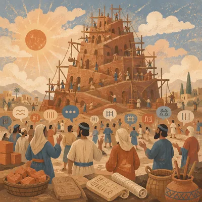 Tower of Babel Confusion at Dawn