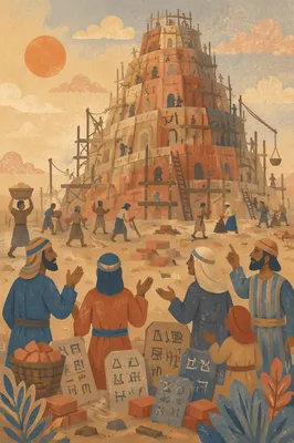 Tower of Babel Confusion at Dawn