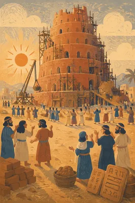 Tower of Babel Confusion at Dawn