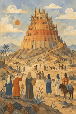 Tower of Babel Confusion at Dawn
