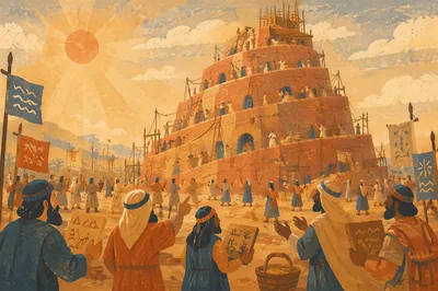Tower of Babel in Many Tongues