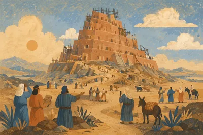 Tower of Babel Confusion at Dawn