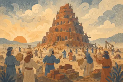 Tower of Babel Confusion at Dawn