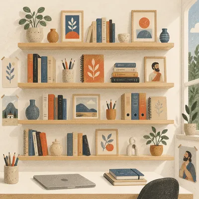Modern Office Bookshelves for Business Wisdom