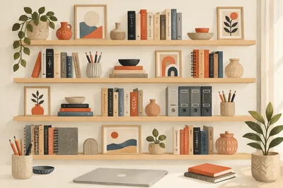 Modern Office Bookshelves for Business Wisdom