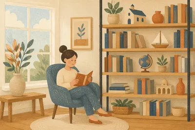 Modern Office Bookshelf for Knowledge and Wisdom