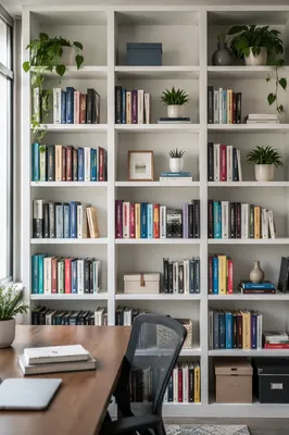 Modern Office Bookshelf for Knowledge and Wisdom