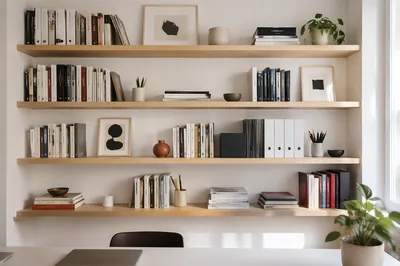 Modern Office Bookshelf for Wisdom and Creativity