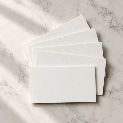 Premium Business Card Mockup on Marble